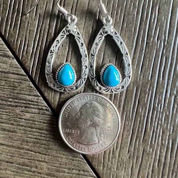 TURQUOISE WOMEN’S EARRINGS - Picture 3 of 8